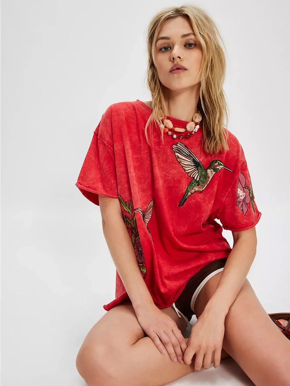 Denim And Bone Hummingbird Tee